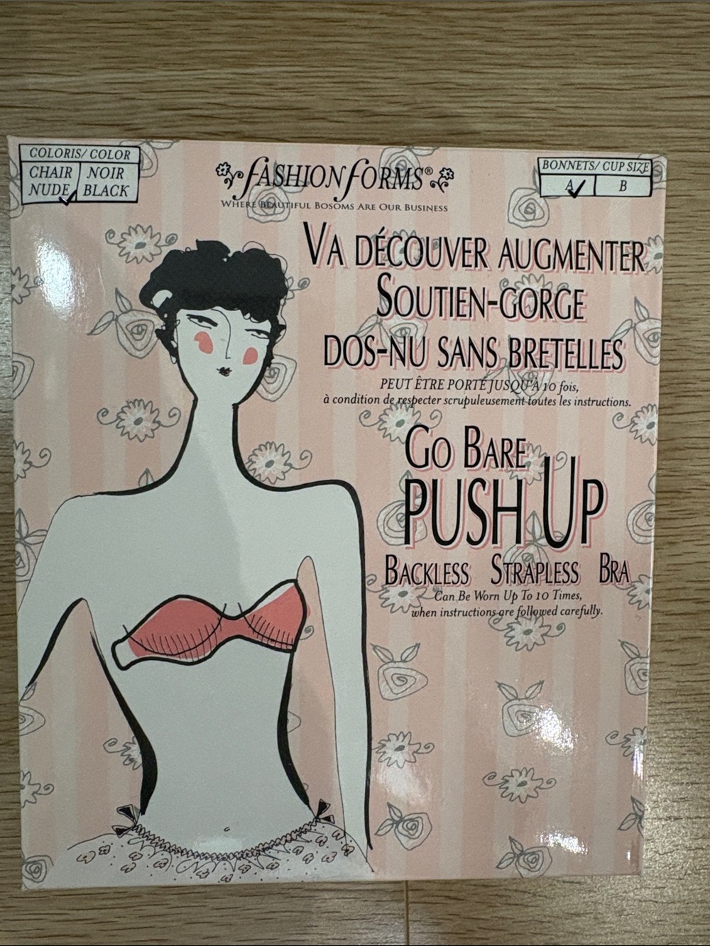 Backless Strapless Push Up Bra